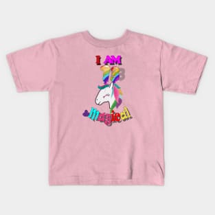 unicorn 13th birthday: I am 13 and magical Kids T-Shirt